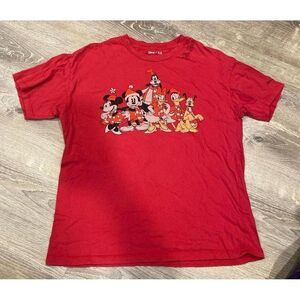 Men's Medium Disney American Eagle Be True‎ Christmas Shirt